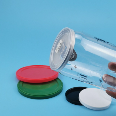 食品等級のPEのプラスチックふた206のソーダ缶202の覆うプルトップ