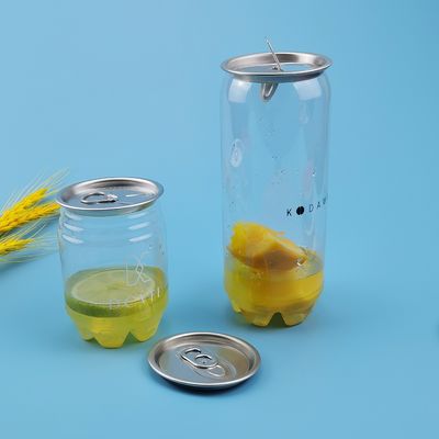 650ml透明な清涼飲料のソーダ プラスチック プルトップ