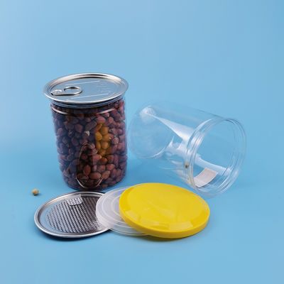 0.5lペット容易な開いたアルミニウム シールのプラスチック食糧瓶