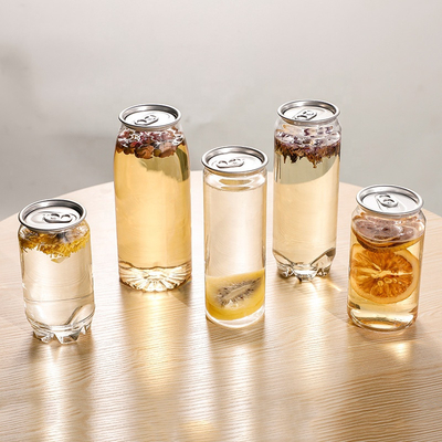 350mlペット透明な清涼飲料は容易な開いたふたによってプルトップ プラスチック ソーダ空けることができる