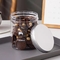 Christmas注文のサンタCookie Jar With Lid Plastic Jamの容器1400ml