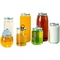 210ml Transparent Plastic Beverage Jar Pet Drink Bottle