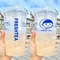 360mlふたUが付いている冷たい飲み物のコップはプラスチック使い捨て可能なコップを形づける