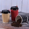 非12ozふたのロゴの使い捨て可能なペーパー コーヒー カップをこぼしなさい