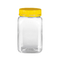 BPAの自由な320mlプラスチック食糧はふたが付いている空気のない正方形の蜂蜜のびんを震動させる