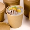 食品等級ふたのスープ ボウル スープ包装を用いるペーパー スープ容器