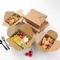 食糧生物分解性注文の印刷物箱のために包むOEMの使い捨て可能な箱