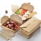 食糧生物分解性注文の印刷物箱のために包むOEMの使い捨て可能な箱